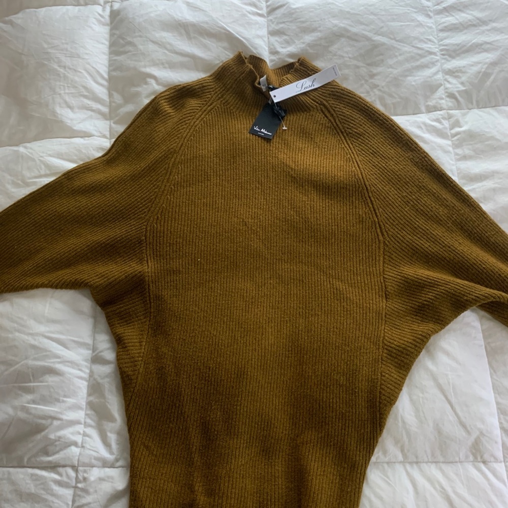 Fitted Mustard Sweater